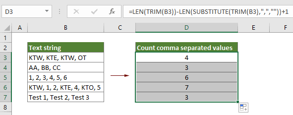 11 How To Count Comma Separated Values In A Single Cell In Excel 2022