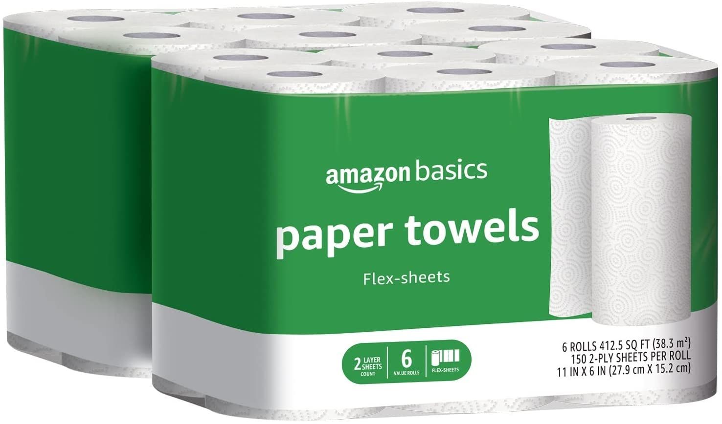 2 Ply Paper Towel Flex Sheets 12 Value Rolls Climate Friendly Towels Made In Usa Sparkle