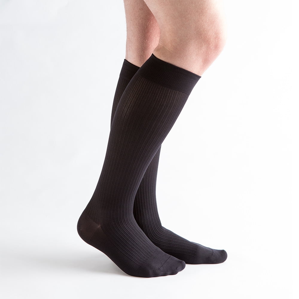 Accucare Canada Men S Classic Rib 15 20 Mmhg Compression Socks By