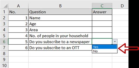 Add Yes No Dropdown In Excel Easily