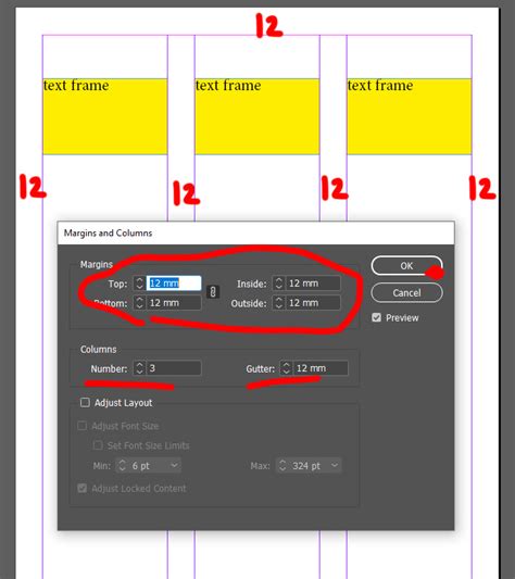 Adobe Indesign Evenly Distribute Spacing Between 3 Text Frames