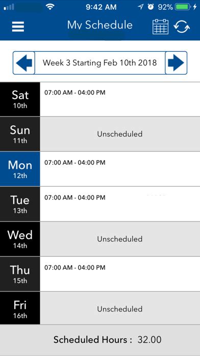 App Shopper My Walmart Schedule For Ipad Productivity