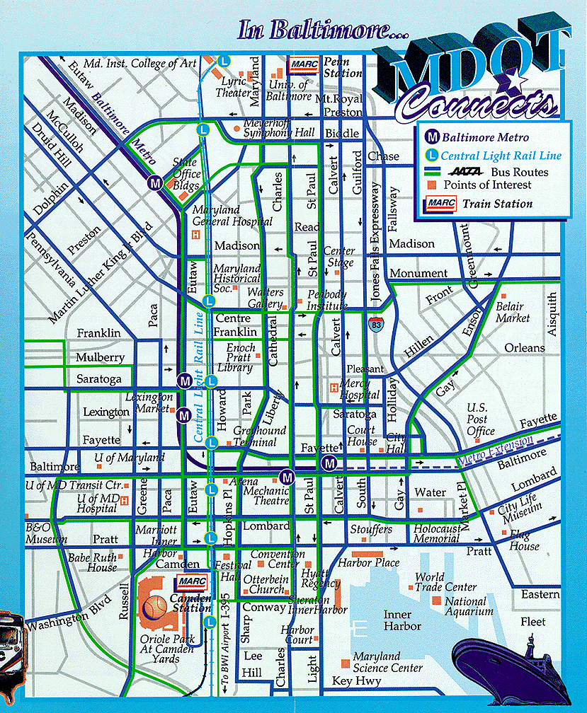 Baltimore Maryland Map