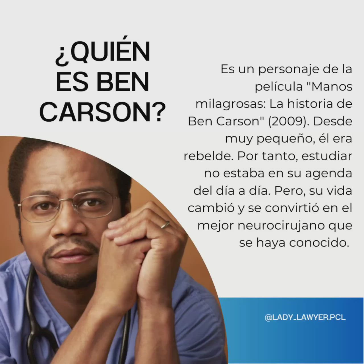 Ben Carson Una Historia Inspiradora De Talento Y Esfuerzo