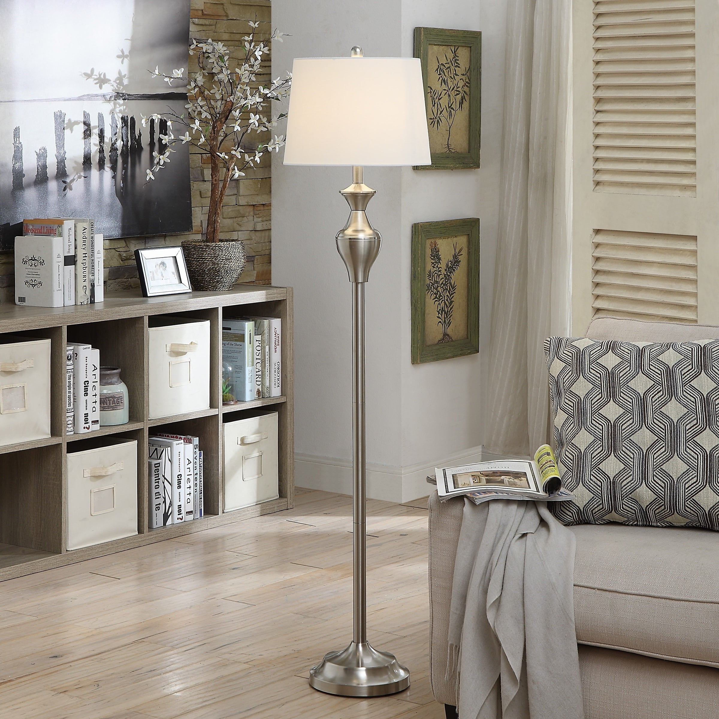 Bennet 60 Metal Floor Lamp Walmart Com Walmart Com