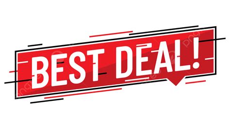 Best Deal Sign Banner Best Deal Sign Png And Vector With Transparent