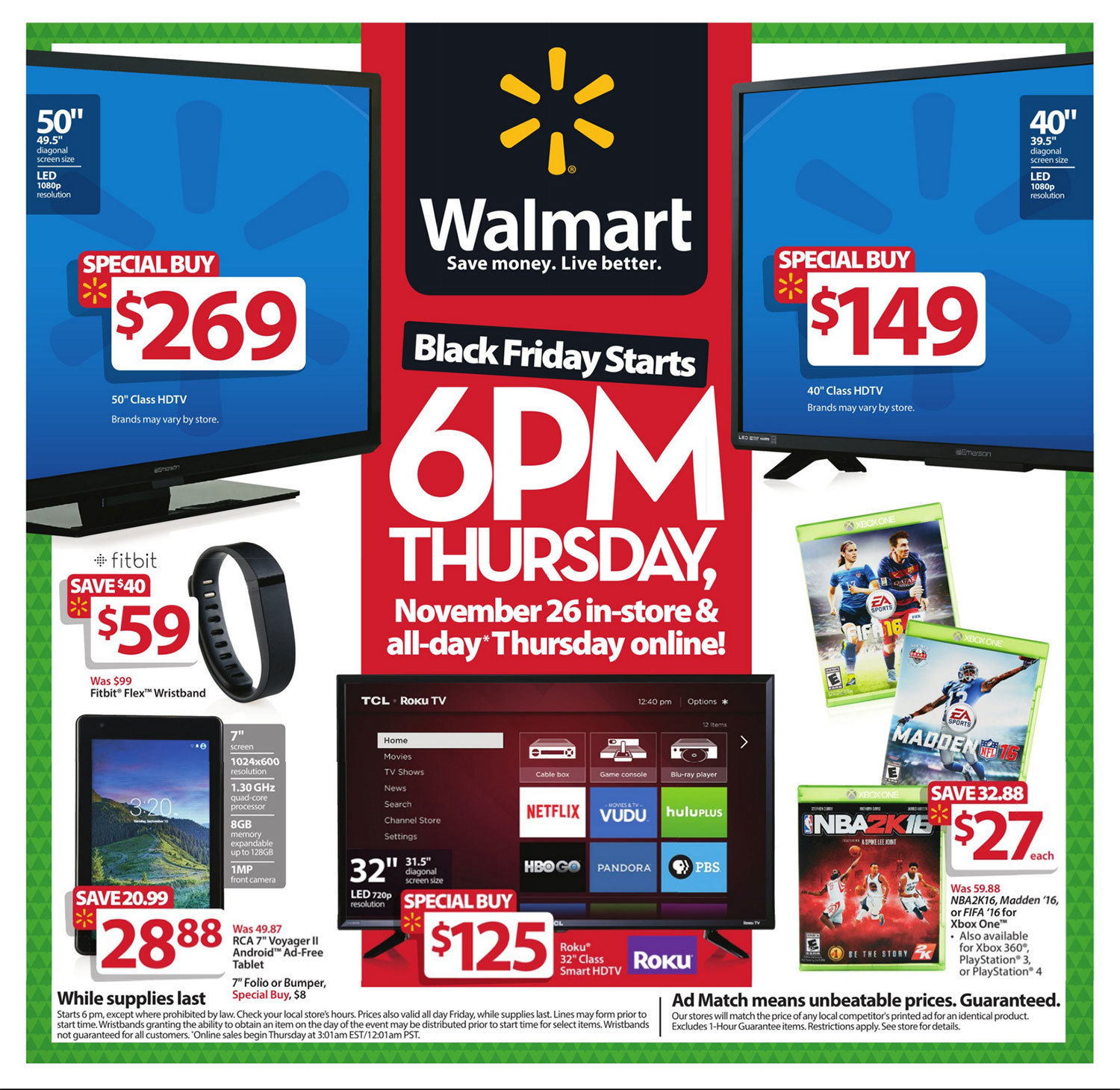 Black Friday 2024 Walmart Flyer Faun Marjie