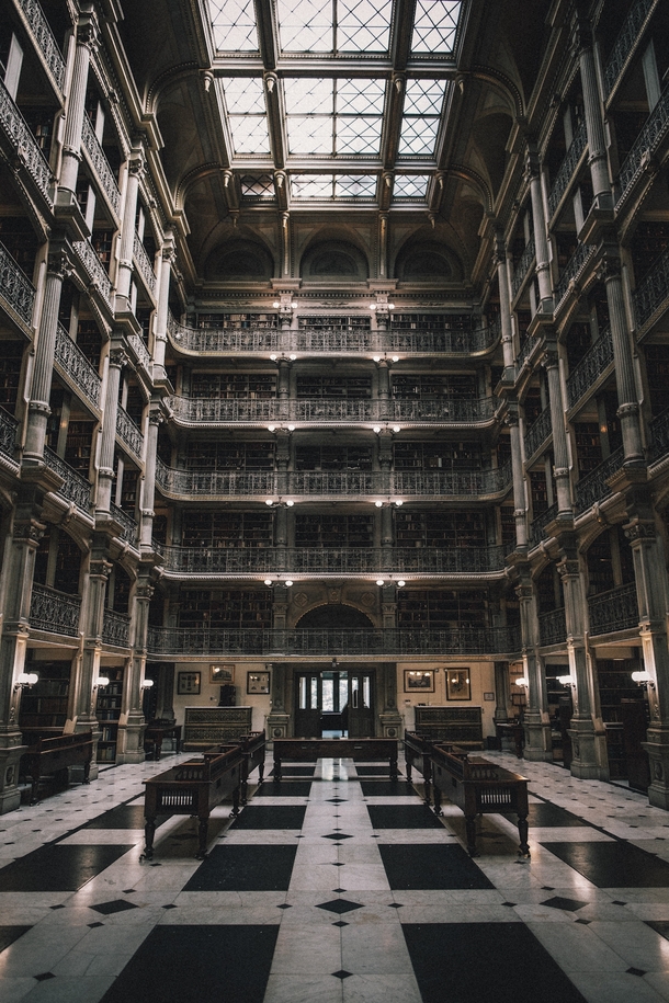 Book Readers Heaven George Peabody Library Baltimore Md Soomness