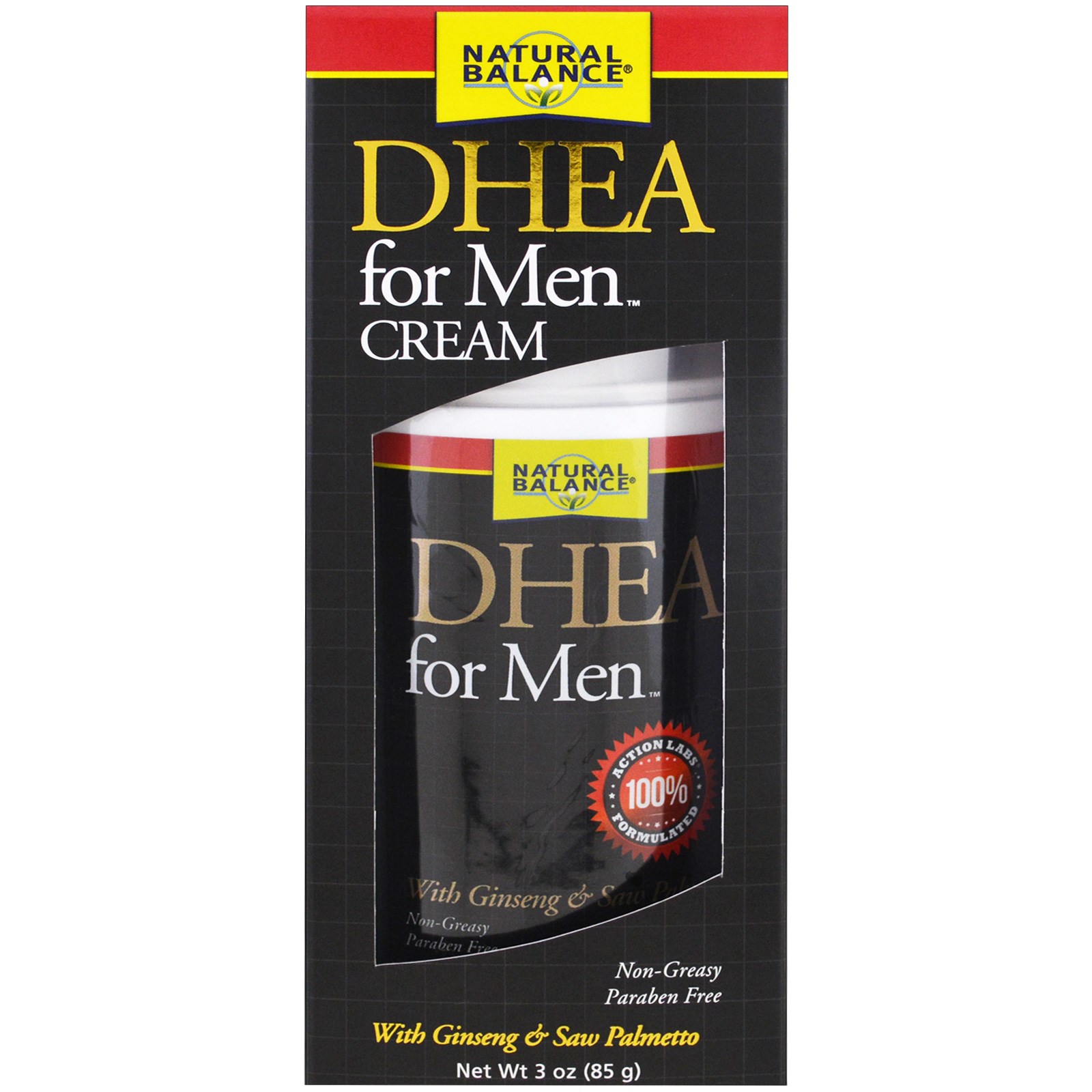 Buy Dhea For Men Cream Unscented 3 Oz Crm From Natural Balance And