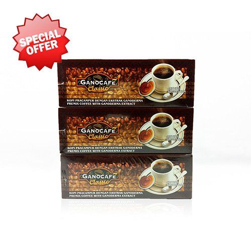 Buy Gano Excel Ganocafe Classic Ganoderma Coffee 90 Sachets Pack Of 3