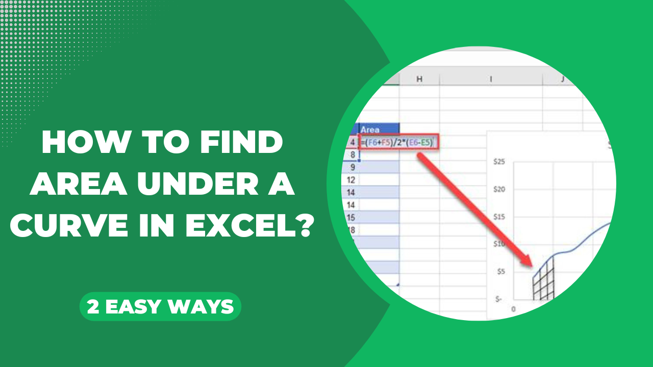 Calculate Area Under Curve In Excel 2 Easy Ways