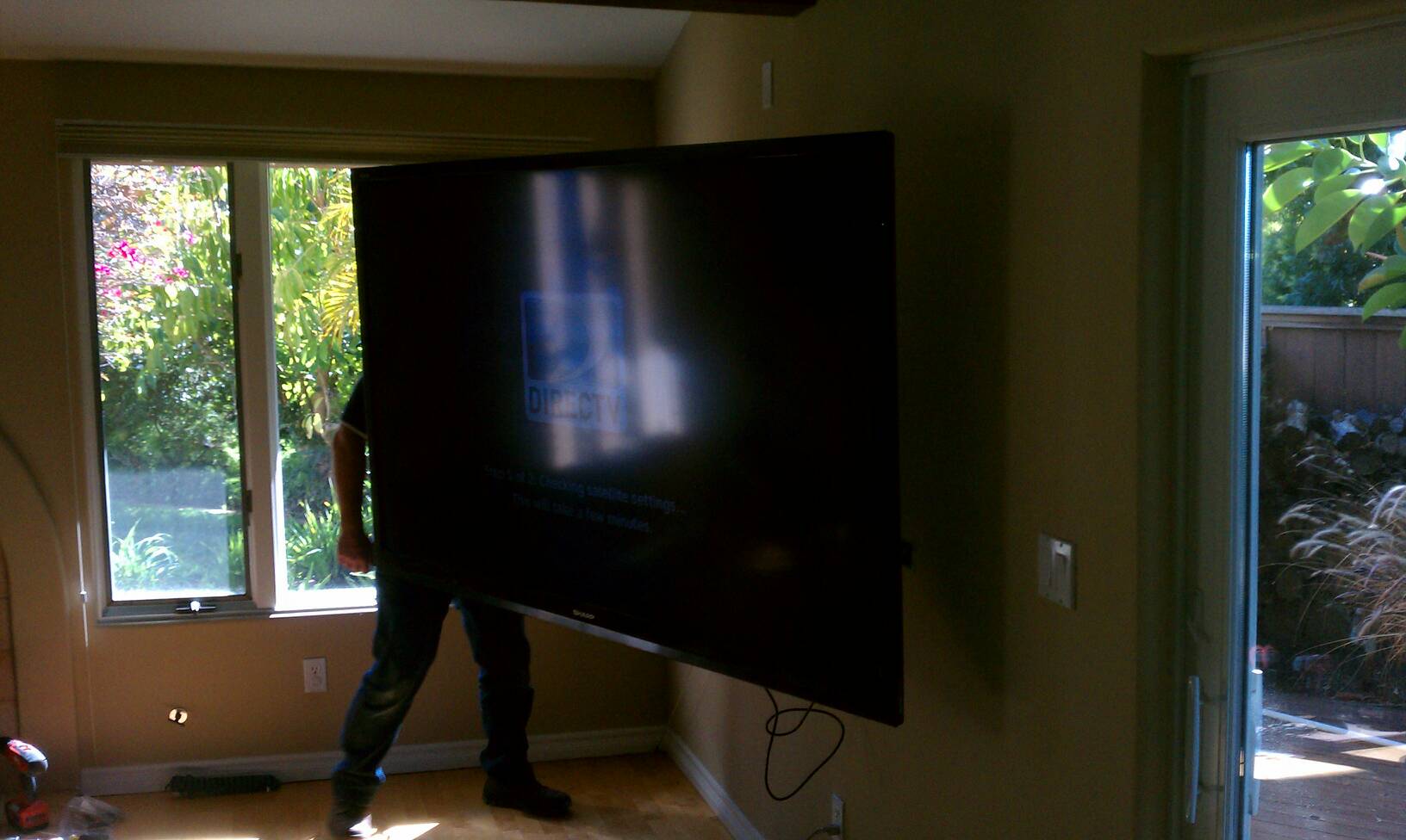 Calray Electric Inc 80 Inch Tv Install Today