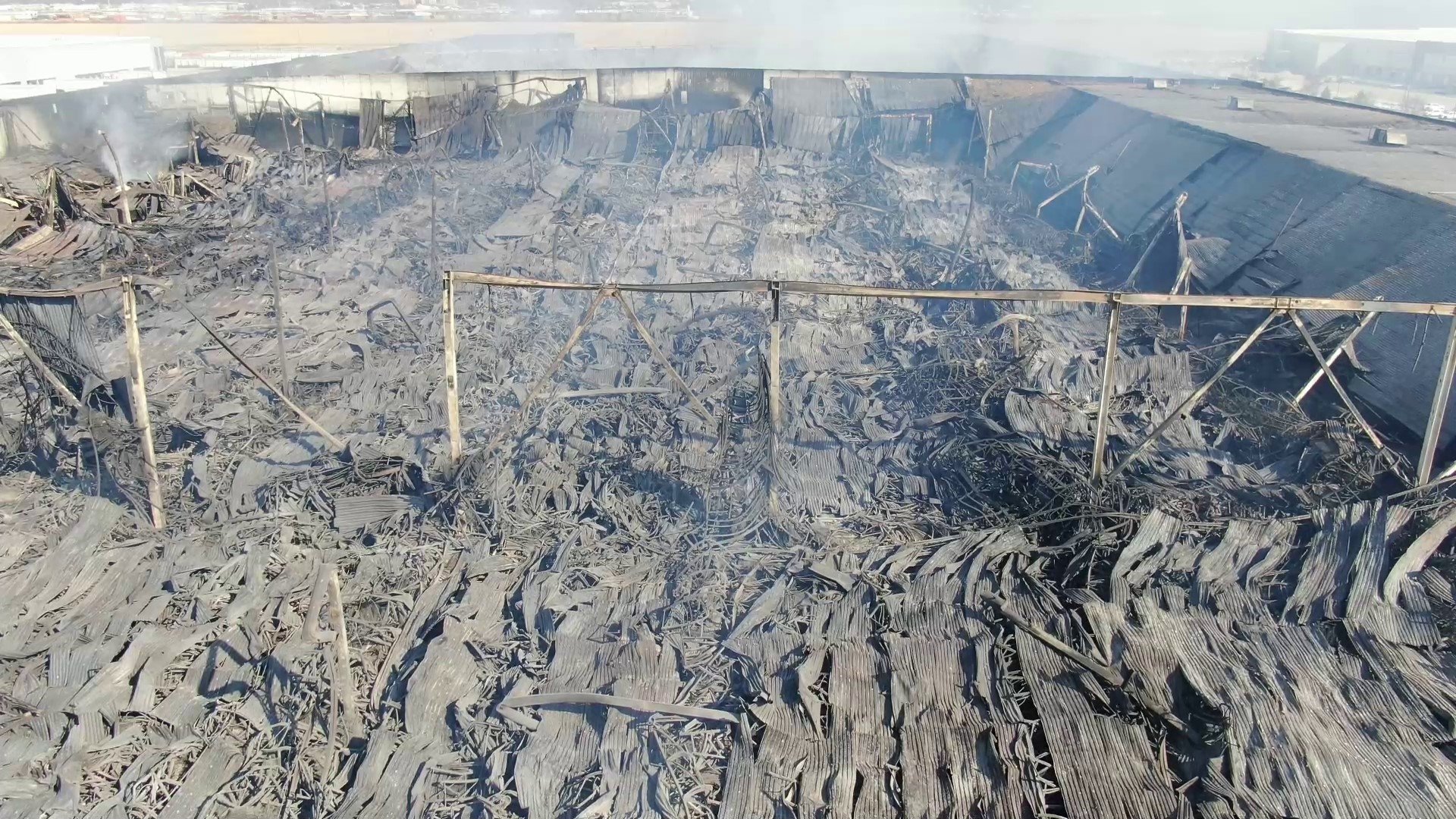 Caught A View Of The Aftermath Of The Walmart Distribution Center Fire Plainfield In March 16