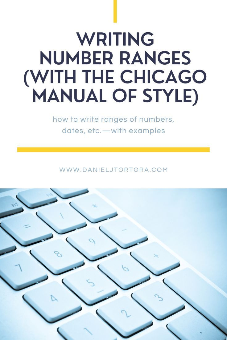 Chicago Manual Of Style Spell Out Numbers