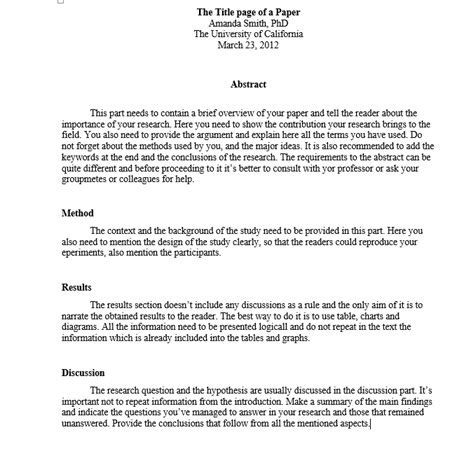 College Research Paper Sample College Paper Samples 2019 03 05