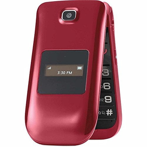 Consumer Cellular Cc101 Red 101 Cell Phone Red Walmart Com