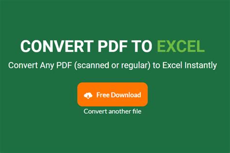 Convert Pdf To Excel Online Instantly For Free With Pdftoexcel Com