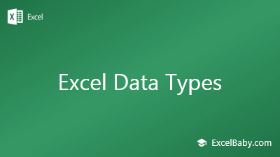 Create Perfect Data Types In Excel Today Excel Web