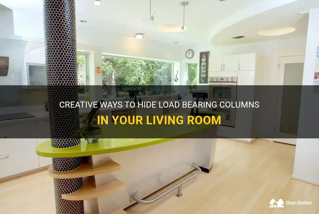 Creative Ways To Hide Columns In Your Living Room Shunshelter