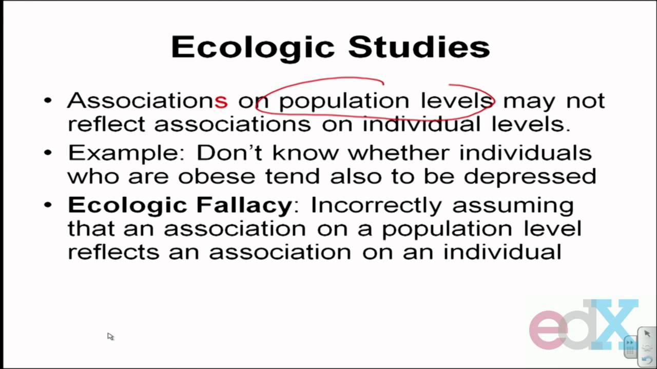 Cross Sectional Studies Study Design 2 Youtube