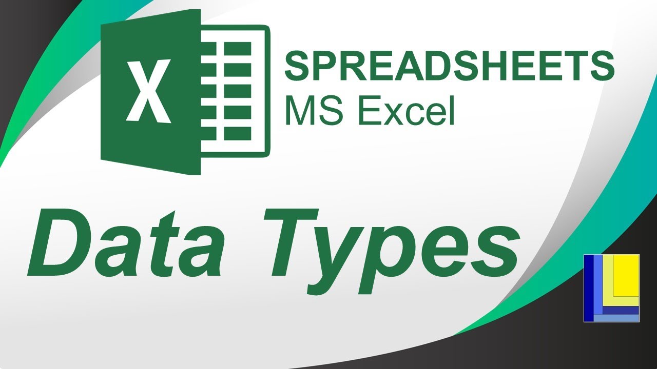 Data Type In Excel Youtube