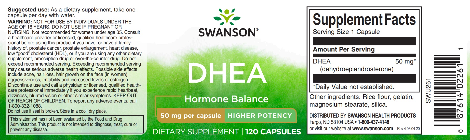 Dhea Swanson Health Products Europe