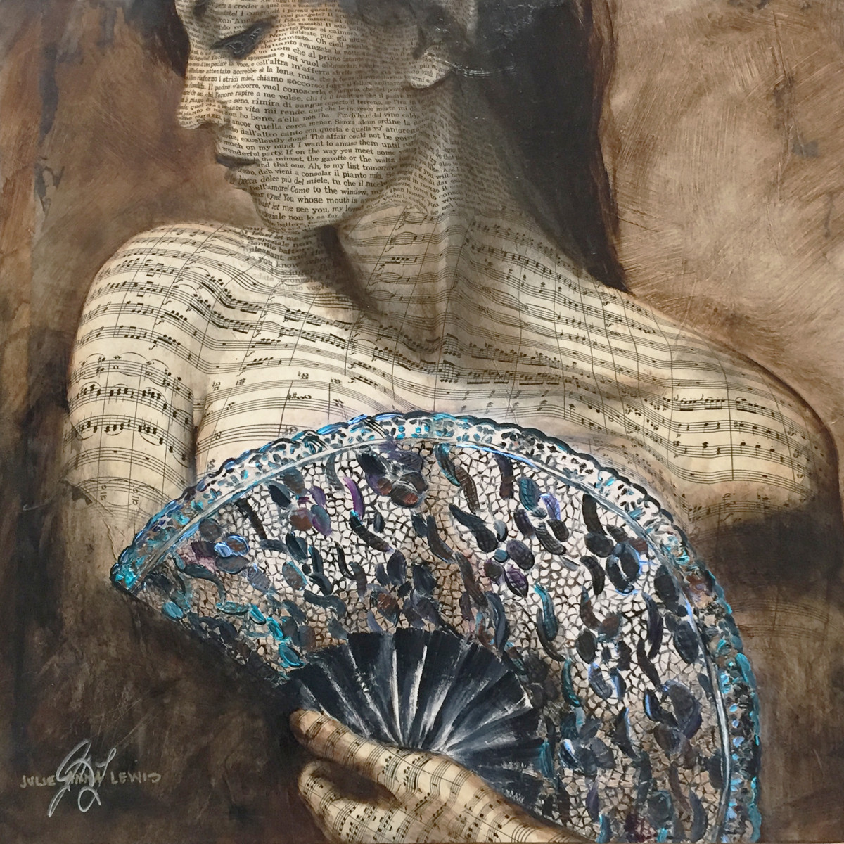 Donna Anna With The Lace Fan By Julie Anna Lewis Artwork Archive