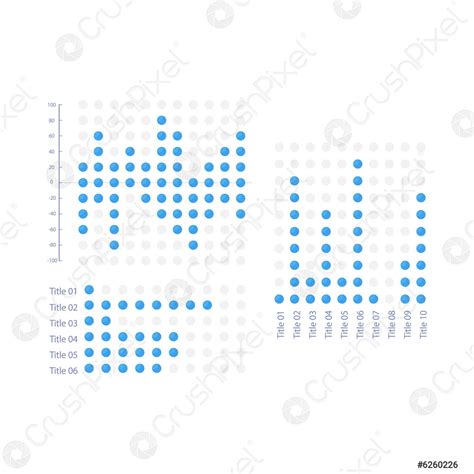 Dot Plot Infographic Chart Design Template Set Stock Vector Image Art