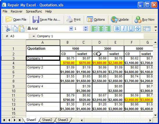 Download Repair My Excel 1 1 0 71