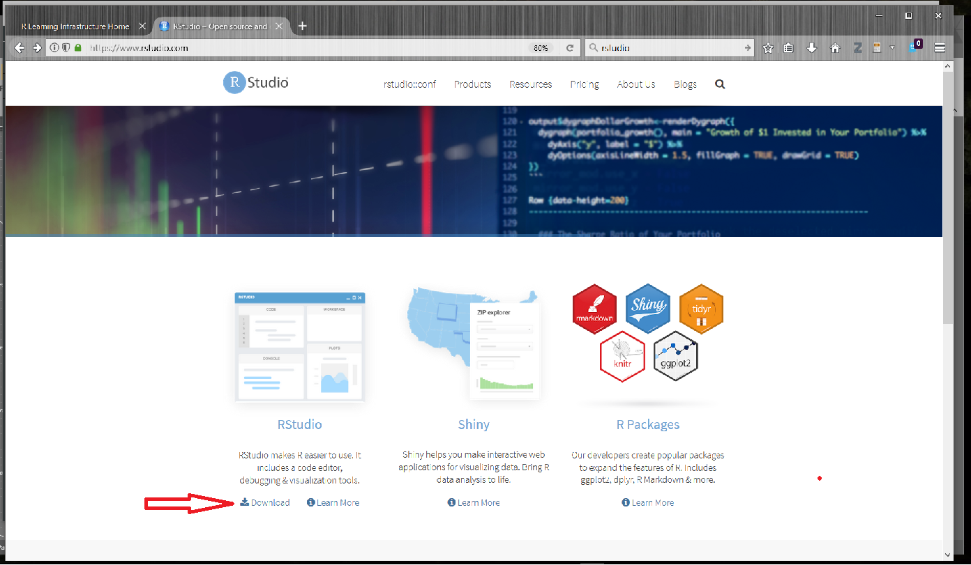 Downloading R And Rstudio