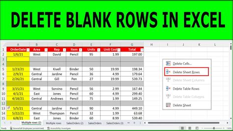 Easily Remove Blank Cells In Excel Full Tutorial