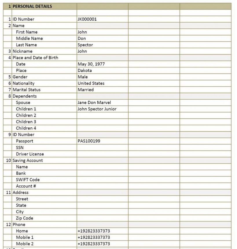 Employee Database Management Spreadsheet Officetemplates Net