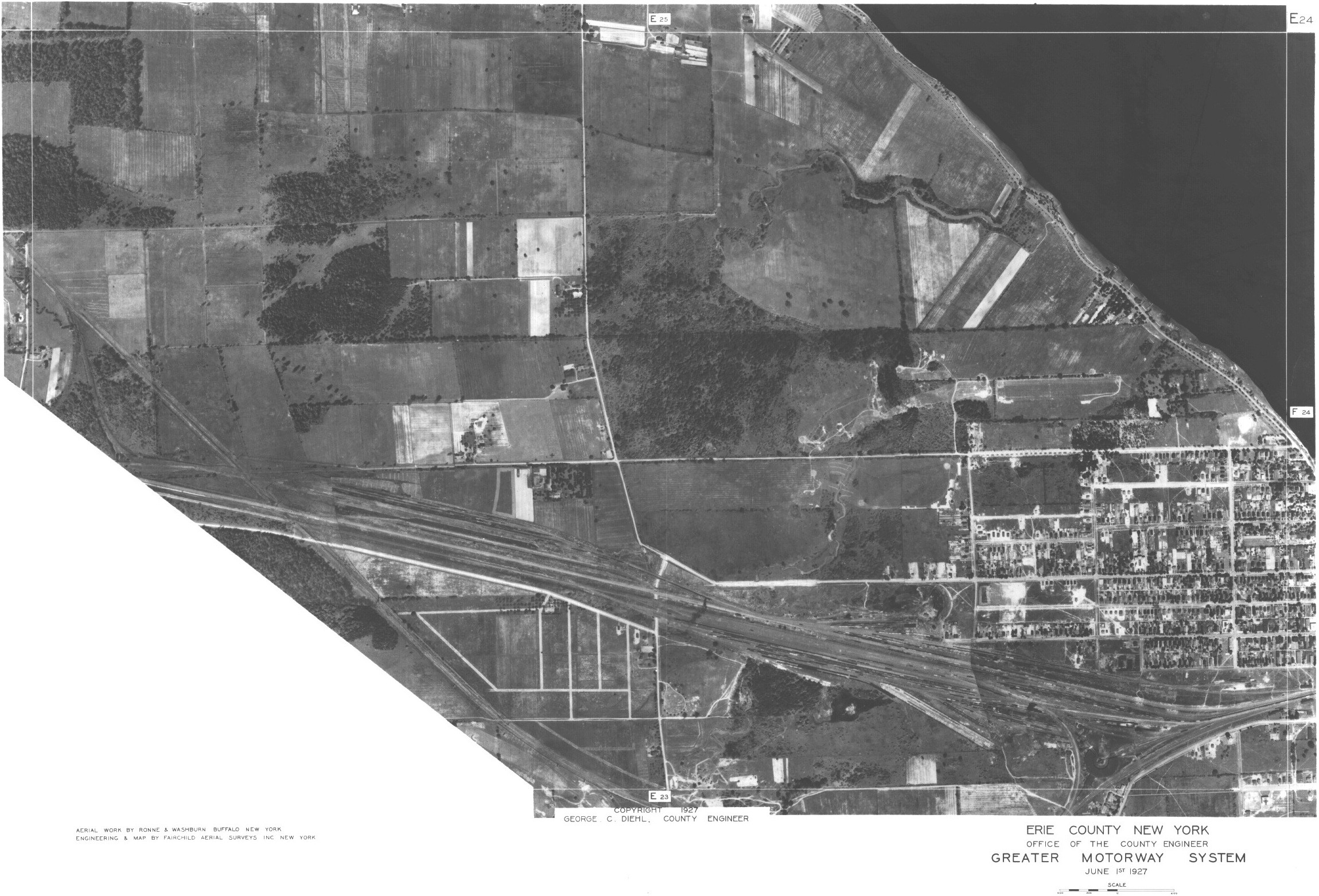 Erie County Aerial Photos 1920S Atlas No 7 Erie County