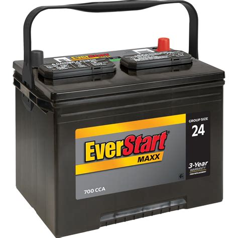 Everstart Maxx Lead Acid Automotive Battery Group Size 24 12 Volt 700