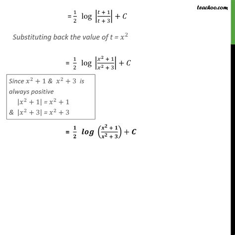 Ex 7 5 19 Integrate 2X X 2 1 X 2 3 Teachoo