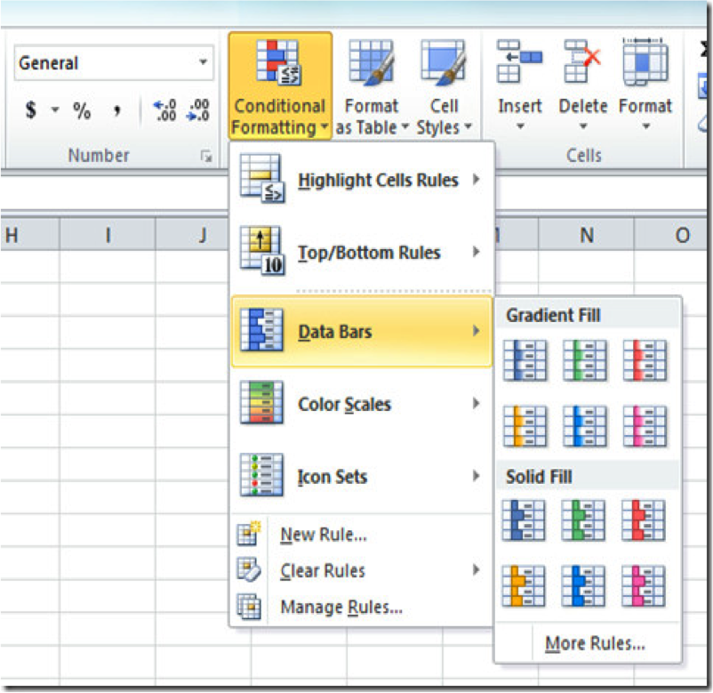 Excel Data Bars Conditional Formatting With Examples