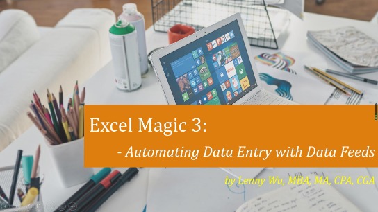 Excel Magic Automating Data Entry With Data Feed Cpdformula By