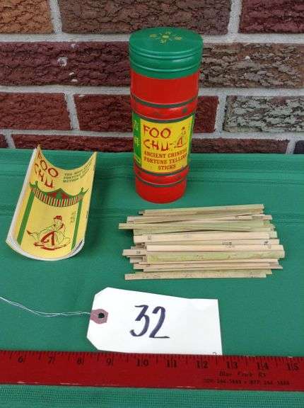 Foo Chu Ancient Chinese Fortune Telling Sticks Duck Soup Auctions