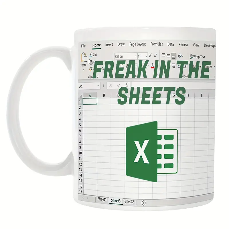 Freak In The Sheets Excel Coffee Mug