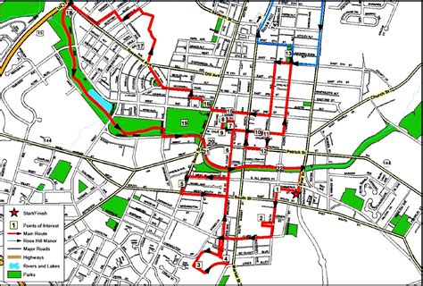 Frederick Md Downtown Map