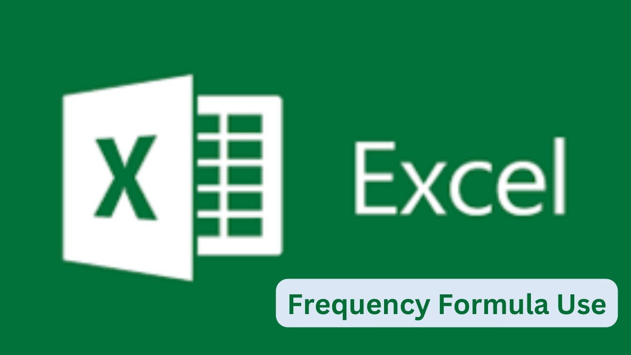 Frequency Formula In Excel Frequency Youtube