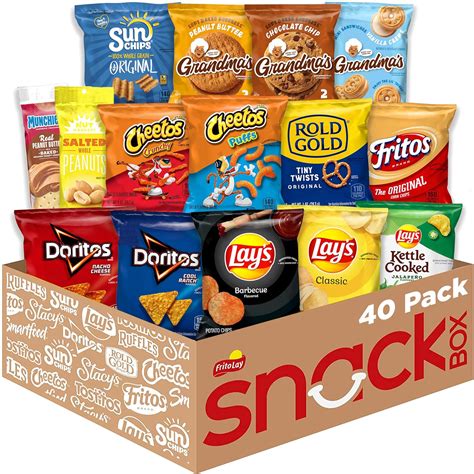 Frito Lay Ultimate Classic Snacks Package Variety Pack 40 Count Walmart Com