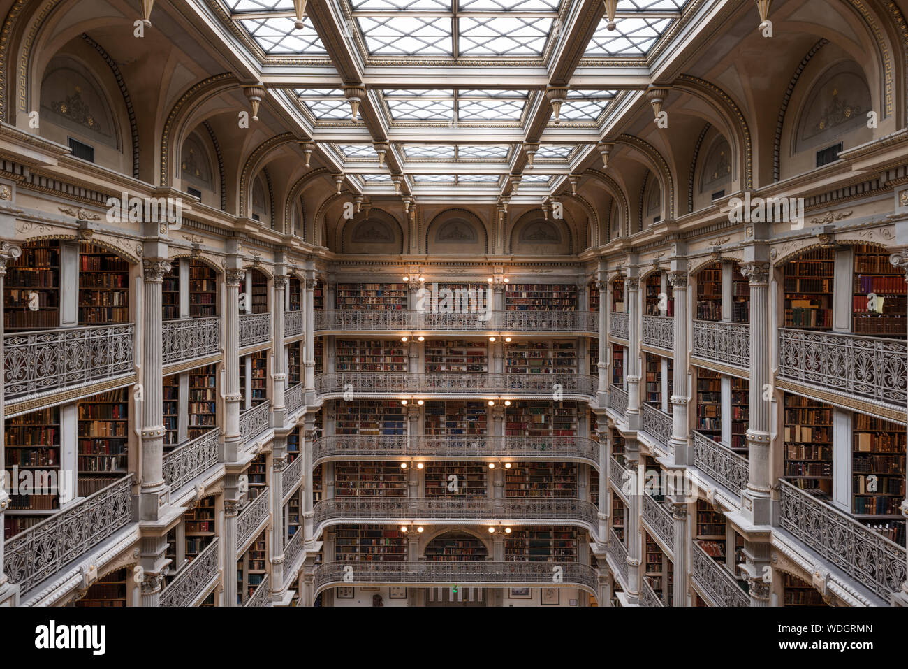 George Peabody Library Formerly The Library Of The Peabody Institute Of The City Of Baltimore