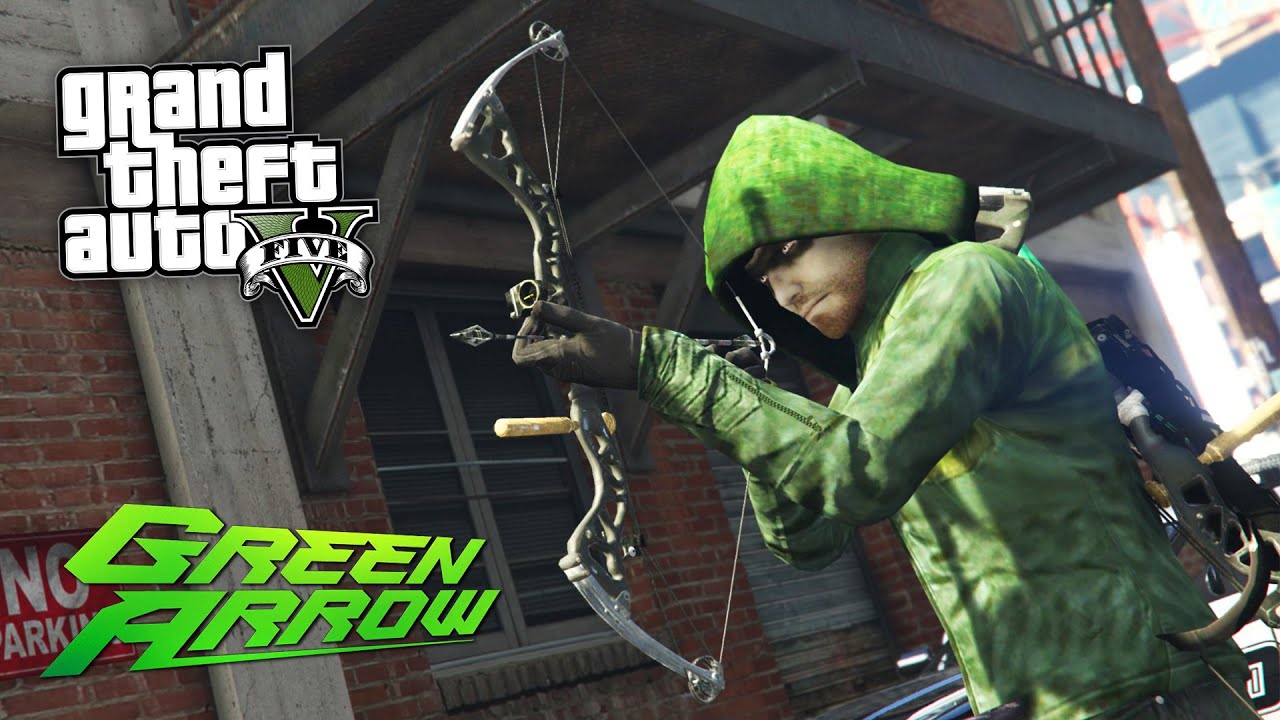 Gta 5 Mods Ultimate Arrow Mod Gta 5 Green Arrow Mod Gameplay Gta 5 Mods Gameplay Youtube