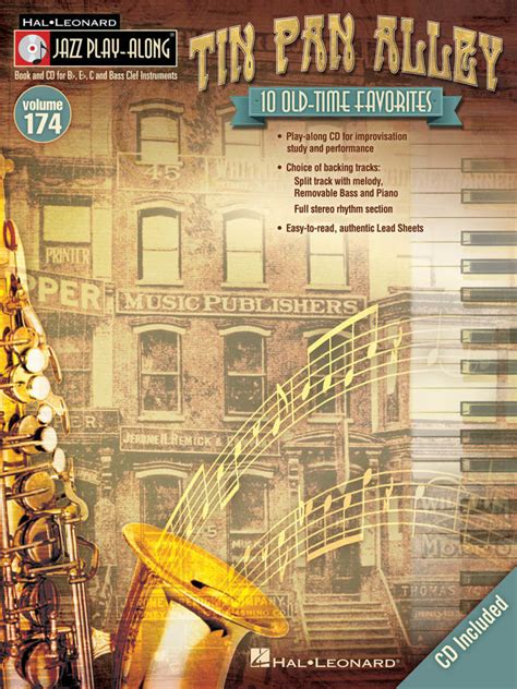 Hal Leonard Tin Pan Alley Jazz Play Along Volume 174 Book Cd Long Amp Mcquade Musical Instruments