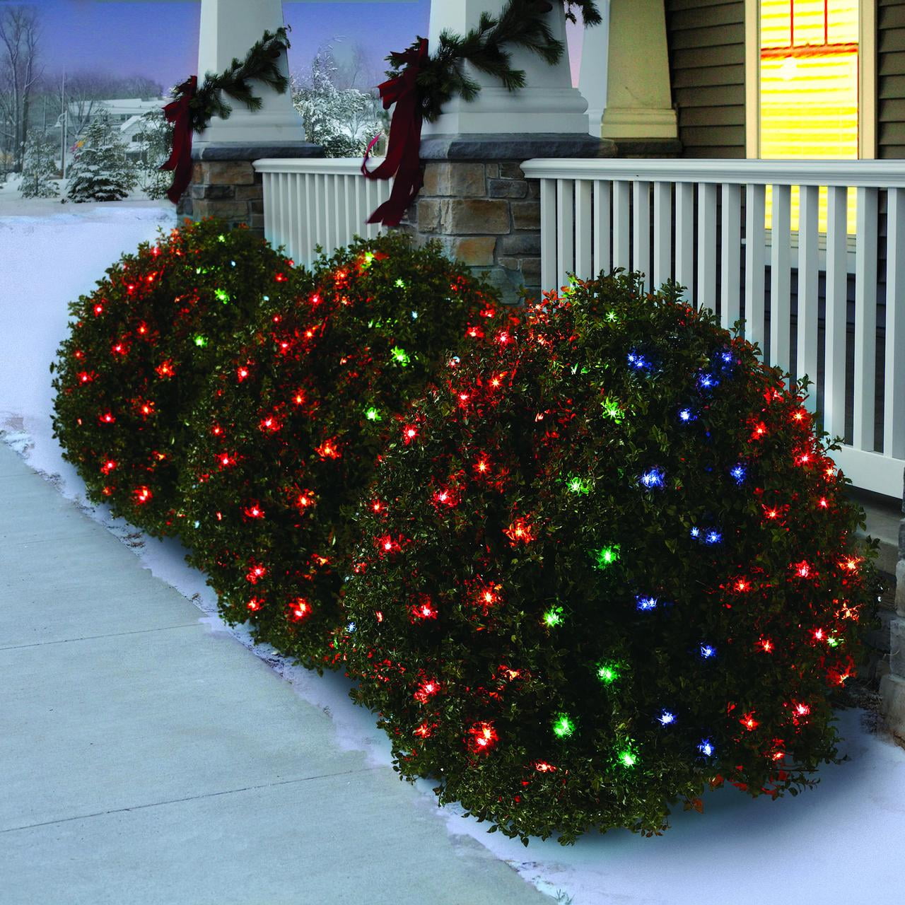 Holiday Time Multicolor Net Lights 150 Count Walmart Com Walmart Com