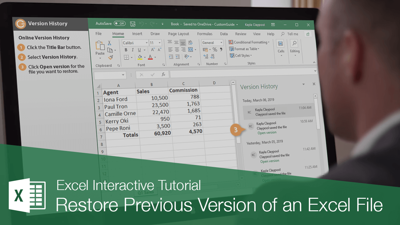 How Do I Restore Excel File