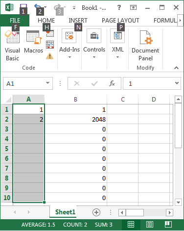 How Do You Click And Drag Lower Right Corner Of A Cell Autofill In Excel Using The Keyboard