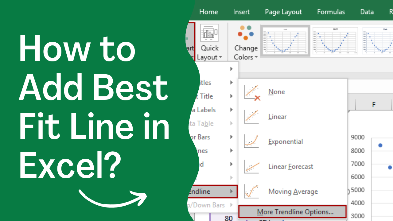 How To Add Best Fit Line In Excel Earn Excel