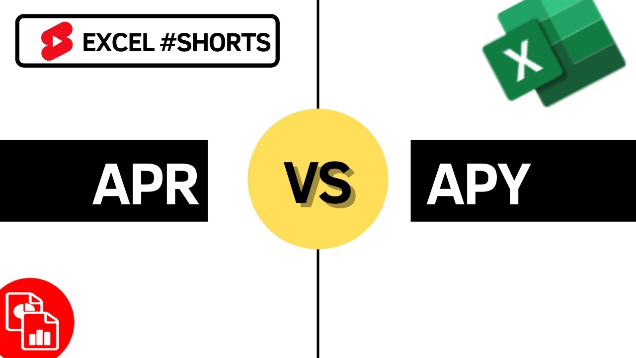 How To Calculate Apr In Excel Youtube